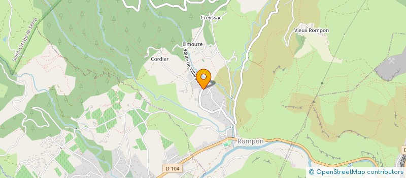 localisation de l'entreprise MONSIEUR STEPHANE DOUZANT  ROMPON