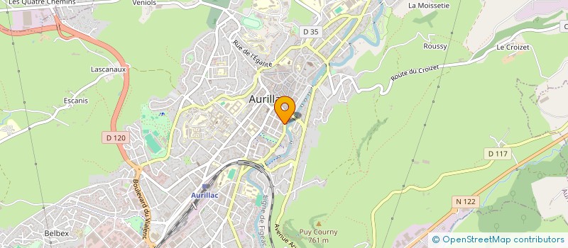 localisation de l'entreprise MONSIEUR STEPHANE DRACON à AURILLAC
