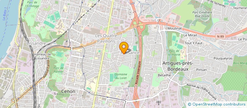 localisation de l'entreprise MONSIEUR STEPHANE DREAN  CENON