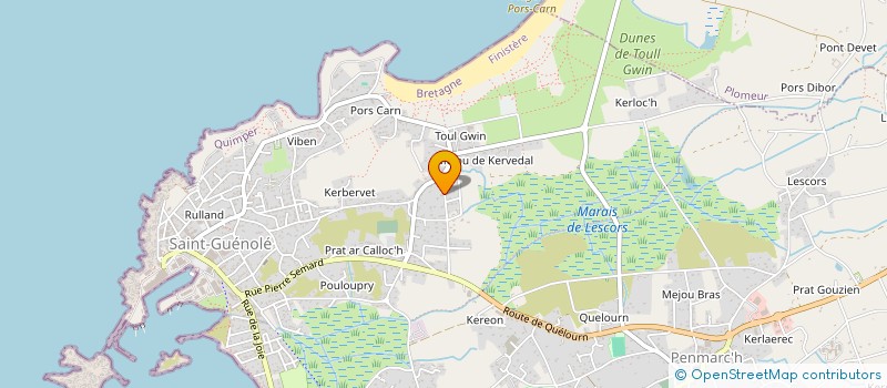 localisation de l'entreprise MONSIEUR STEPHANE DRIANO à PENMARCH