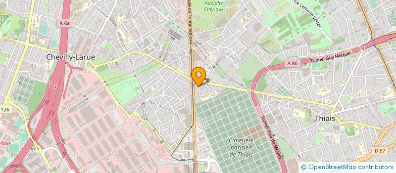 localisation de l'entreprise MONSIEUR STEPHANE DROUIN  THIAIS