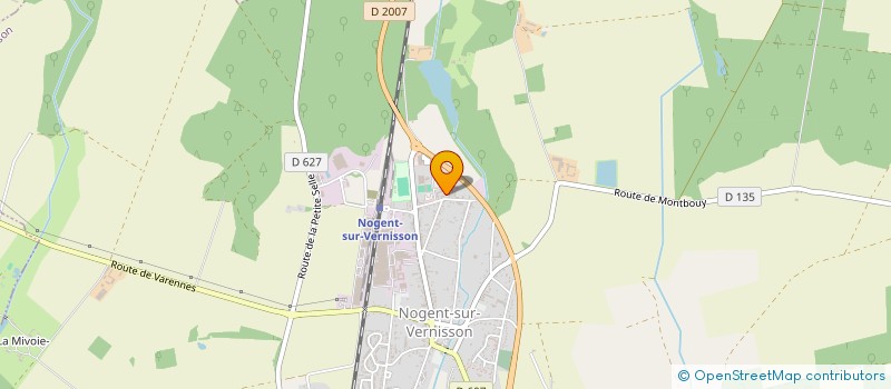 localisation de l'entreprise MONSIEUR STEPHANE DROUIN à NOGENT-SUR-VERNISSON