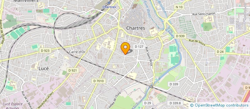 localisation de l'entreprise MONSIEUR STEPHANE DROUVILLE à CHARTRES