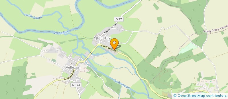 localisation de l'entreprise MONSIEUR STEPHANE DUBAND  VELLEXON-QUEUTREY-ET-VAUDEY