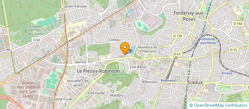 localisation de l'entreprise MONSIEUR STEPHANE DUBERNAT  LE PLESSIS-ROBINSON