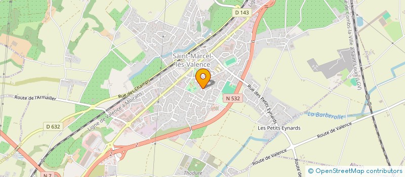 localisation de l'entreprise MONSIEUR STEPHANE DUBOC  SAINT-MARCEL-LES-VALENCE