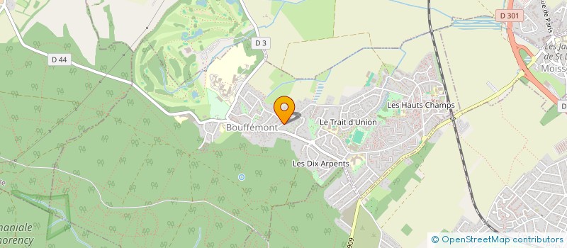 localisation de l'entreprise MONSIEUR STEPHANE DUBOIS  BOUFFEMONT