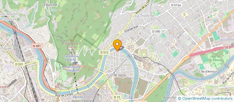 localisation de l'entreprise MONSIEUR STEPHANE DUBOIS à GRENOBLE