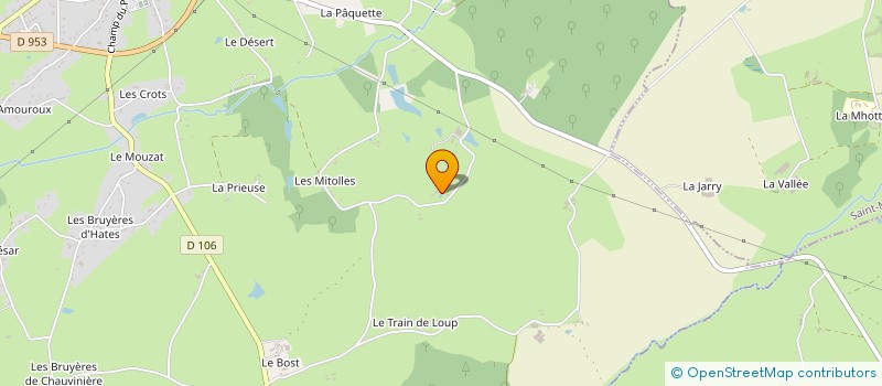 localisation de l'entreprise MONSIEUR STEPHANE DUBOIS  SAINT-AUBIN-LE-MONIAL