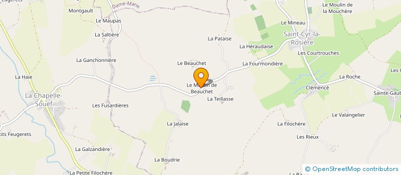 localisation de l'entreprise MONSIEUR STEPHANE DUBOIS à SAINT-CYR-LA-ROSIERE