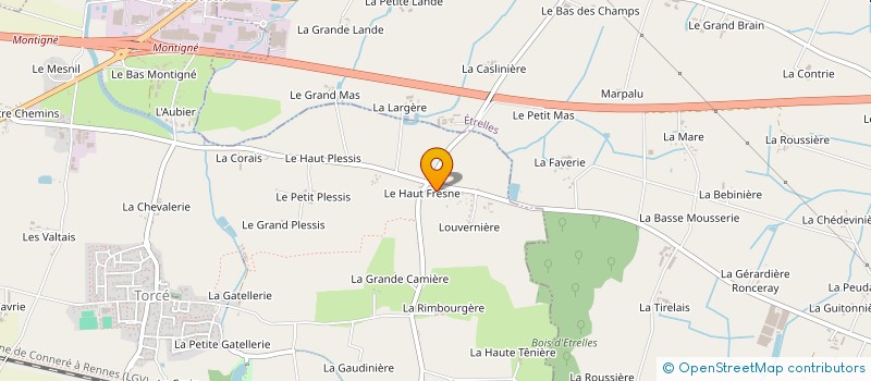 localisation de l'entreprise MONSIEUR STEPHANE DUBREIL  TORCE