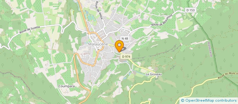 localisation de l'entreprise MONSIEUR STEPHANE DUBREU à MALAUCENE