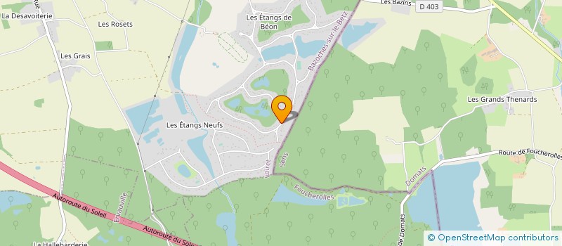 localisation de l'entreprise MONSIEUR STEPHANE DUC  BAZOCHES-SUR-LE-BETZ