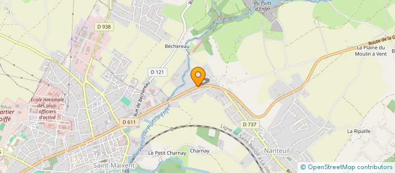 localisation de l'entreprise MONSIEUR STEPHANE DUCHET  NANTEUIL