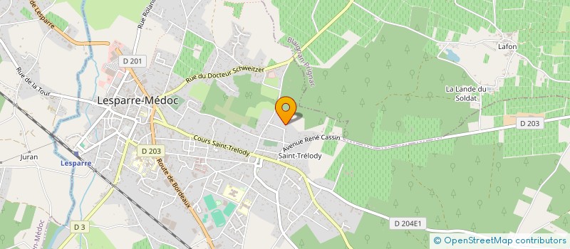 localisation de l'entreprise MONSIEUR STEPHANE DUCOURNEAU  LESPARRE-MEDOC