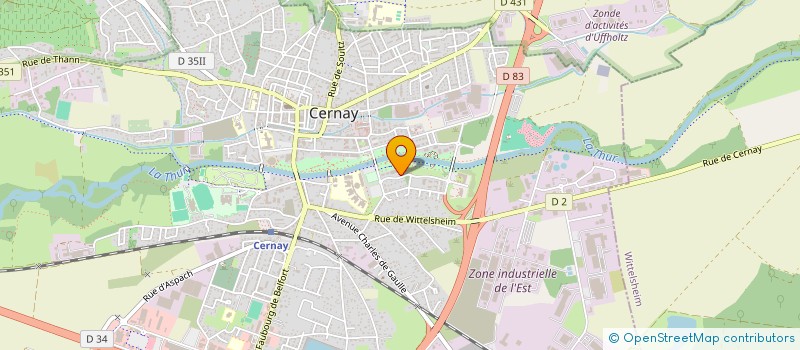 localisation de l'entreprise MONSIEUR STEPHANE DUEYMES à CERNAY