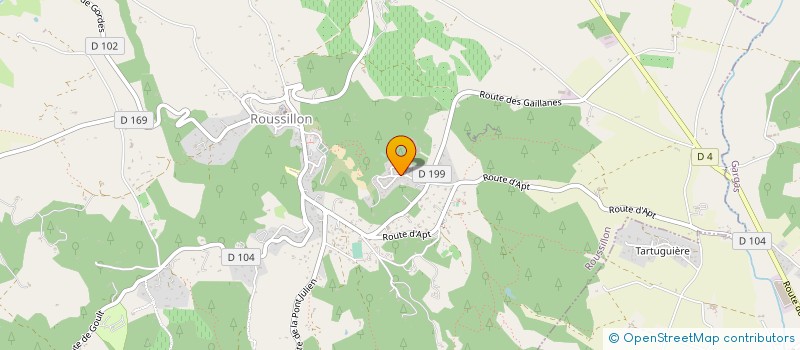 localisation de l'entreprise MONSIEUR STEPHANE DUFOUR à ROUSSILLON