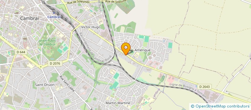 localisation de l'entreprise MONSIEUR STEPHANE DUFOUR  CAMBRAI