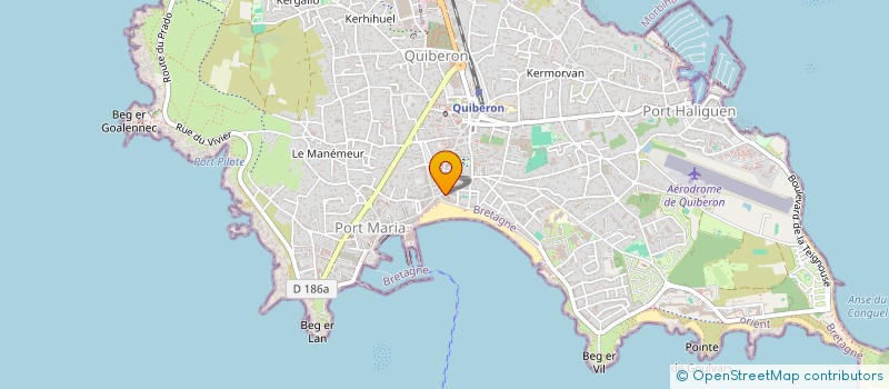 localisation de l'entreprise MONSIEUR STEPHANE DUFRESNE à QUIBERON
