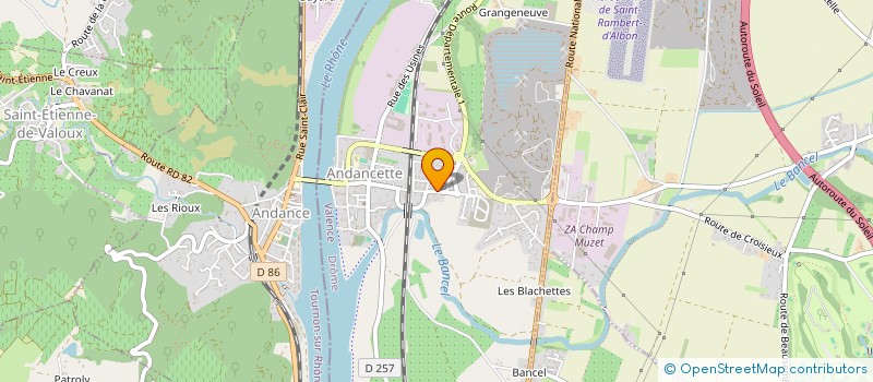 localisation de l'entreprise MONSIEUR STEPHANE DUGAY à ANDANCETTE