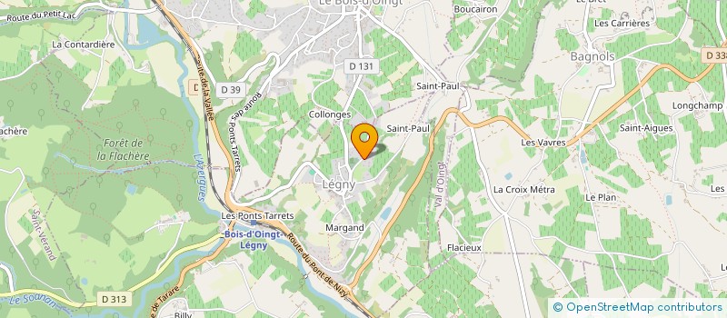 localisation de l'entreprise MONSIEUR STEPHANE DUMAS  SAINT-VERAND