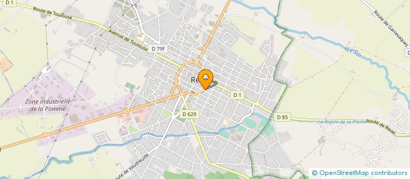 localisation de l'entreprise MONSIEUR STEPHANE DUMAS  REVEL