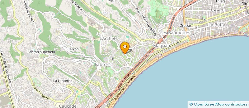 localisation de l'entreprise MONSIEUR STEPHANE DUMAS à NICE