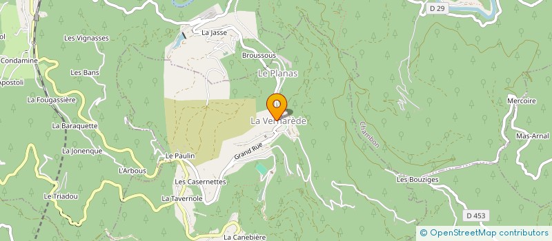 localisation de l'entreprise MONSIEUR STEPHANE DUMAY  LA VERNAREDE