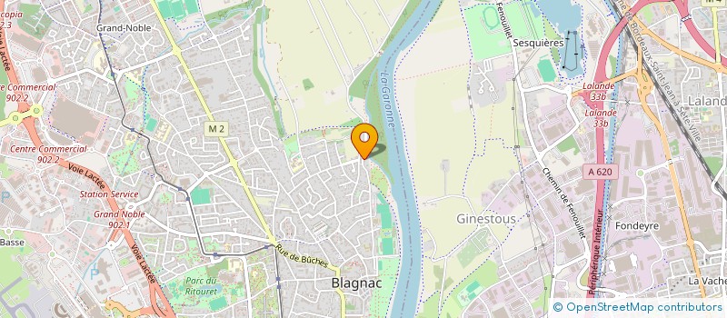 localisation de l'entreprise MONSIEUR STEPHANE DUMONT  BLAGNAC