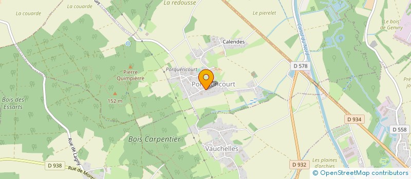 localisation de l'entreprise MONSIEUR STEPHANE DUMOUCHEL à PORQUERICOURT