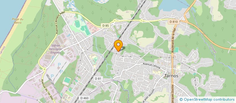 localisation de l'entreprise MONSIEUR STEPHANE DUMUIS  TARNOS