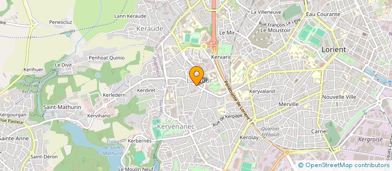 localisation de l'entreprise MONSIEUR STEPHANE DUPIN  LORIENT