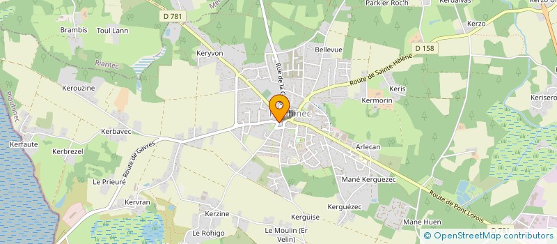 localisation de l'entreprise MONSIEUR STEPHANE DUPLESSIS à PLOUHINEC