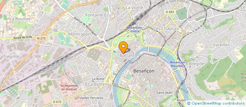 localisation de l'entreprise MONSIEUR STEPHANE DUPONT à BESANCON