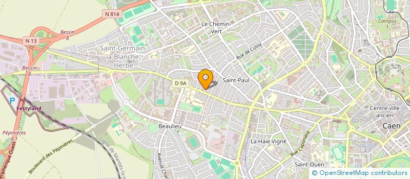 localisation de l'entreprise MONSIEUR STEPHANE DUPONT à CAEN