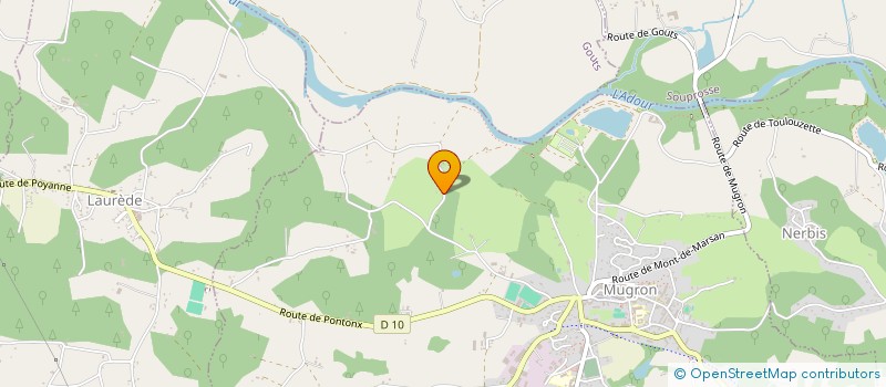 localisation de l'entreprise MONSIEUR STEPHANE DUPOUY  MUGRON