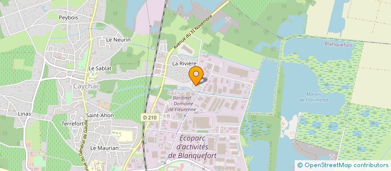 localisation de l'entreprise MONSIEUR STEPHANE DUPRAT à BLANQUEFORT