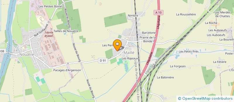 localisation de l'entreprise MONSIEUR STEPHANE DUPREZ  MAILLE