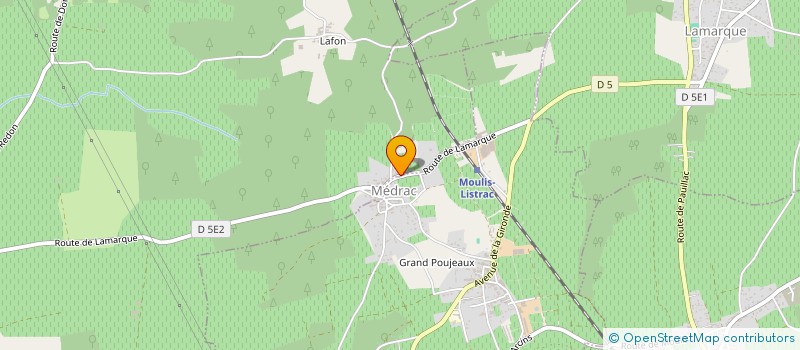 localisation de l'entreprise MONSIEUR STEPHANE DUPUCH  LISTRAC-MEDOC