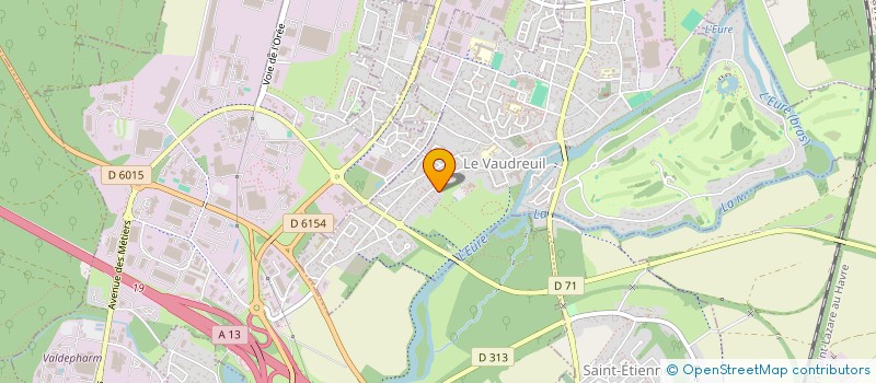 localisation de l'entreprise MONSIEUR STEPHANE DUPUIS  LE VAUDREUIL