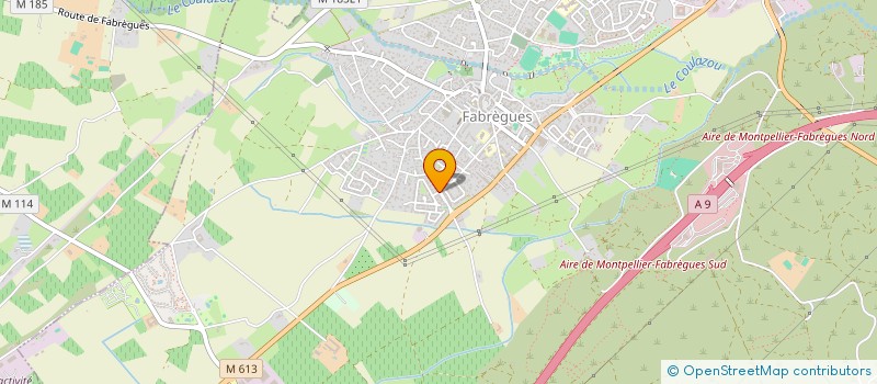 localisation de l'entreprise MONSIEUR STEPHANE DUPUY  FABREGUES