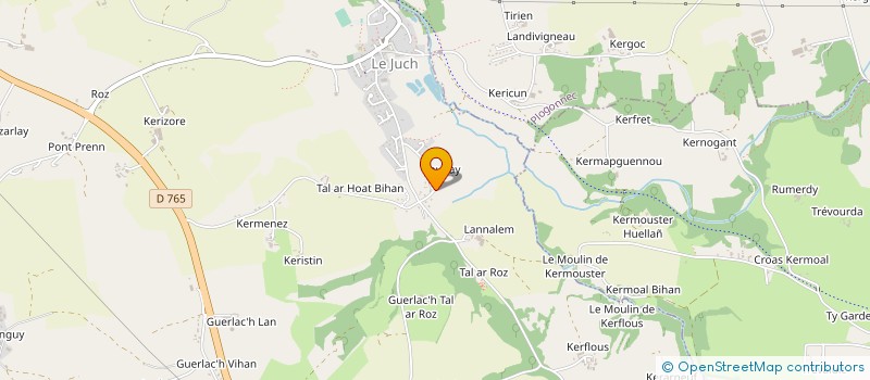 localisation de l'entreprise MONSIEUR STEPHANE DUPUY  LE JUCH