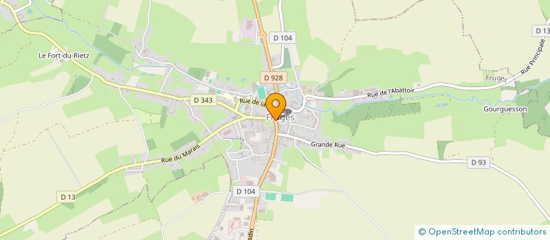 localisation de l'entreprise MONSIEUR STEPHANE DUQUESNOY  FRUGES