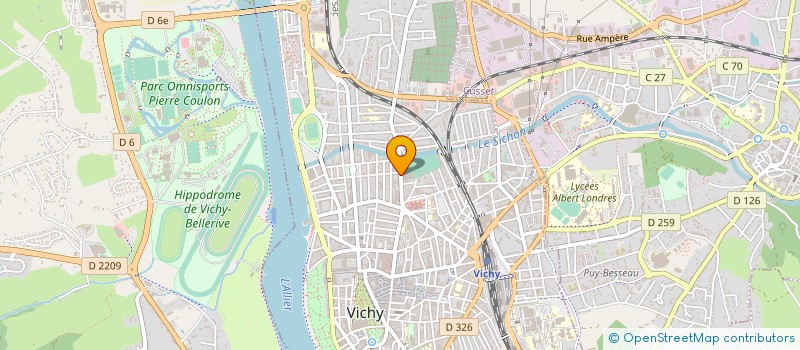 localisation de l'entreprise MONSIEUR STEPHANE DURAND à VICHY