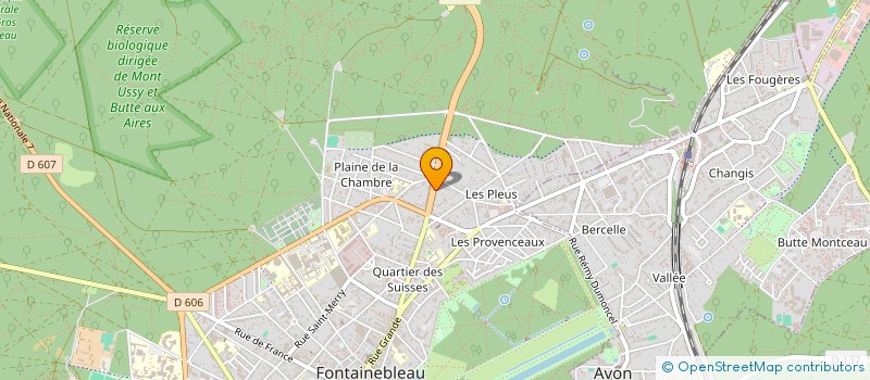 localisation de l'entreprise MONSIEUR STEPHANE DURAND à FONTAINEBLEAU