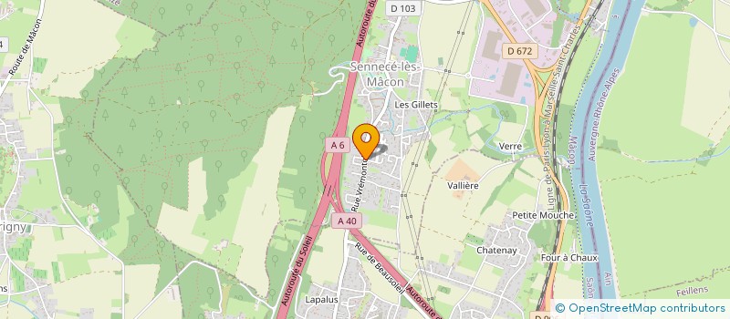 localisation de l'entreprise MONSIEUR STEPHANE DURAND  MACON