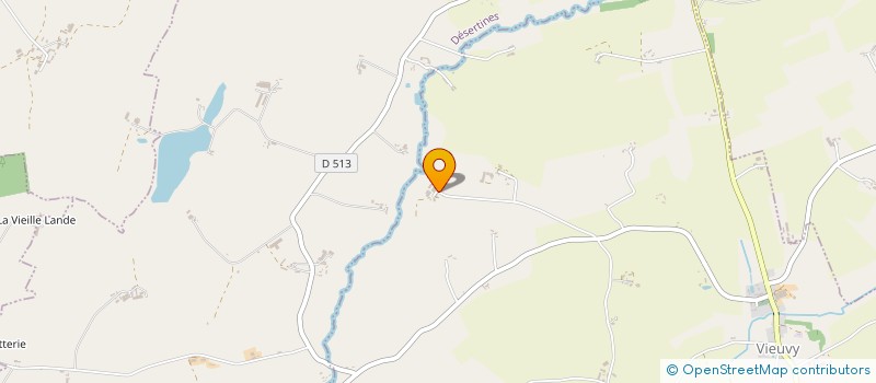 localisation de l'entreprise MONSIEUR STEPHANE DURAND  VIEUVY