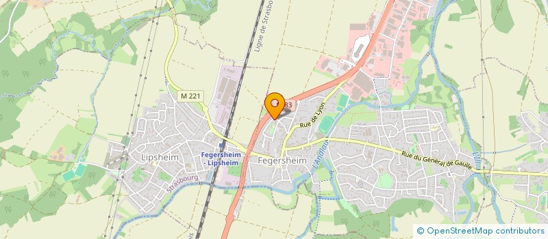 localisation de l'entreprise MONSIEUR STEPHANE DURAND  FEGERSHEIM