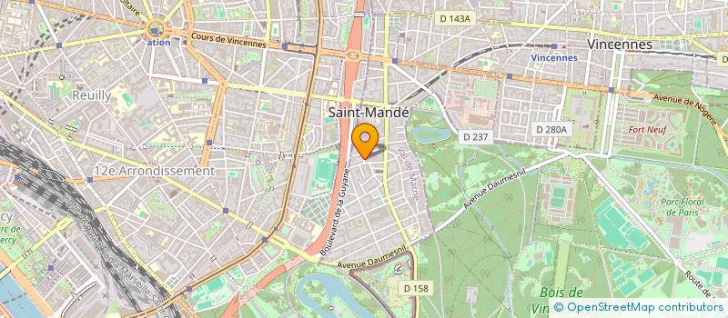 localisation de l'entreprise MONSIEUR STEPHANE DURAND à SAINT-MANDE