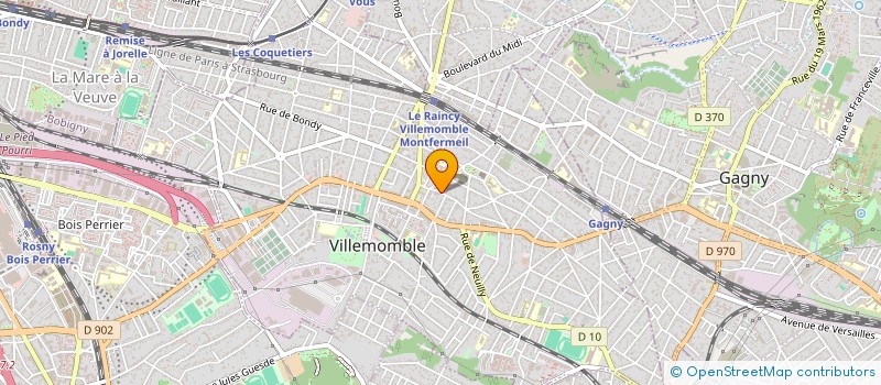 localisation de l'entreprise MONSIEUR STEPHANE DUREY à VILLEMOMBLE
